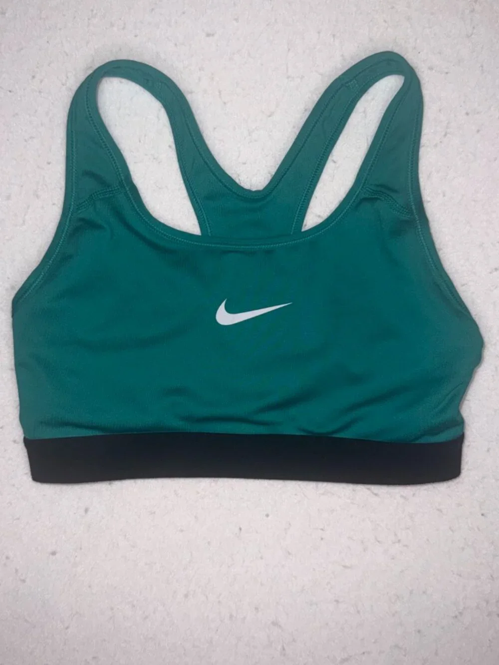 Nike Dri Fit XS Women's Sports Racerback Center Swoosh Teal Green